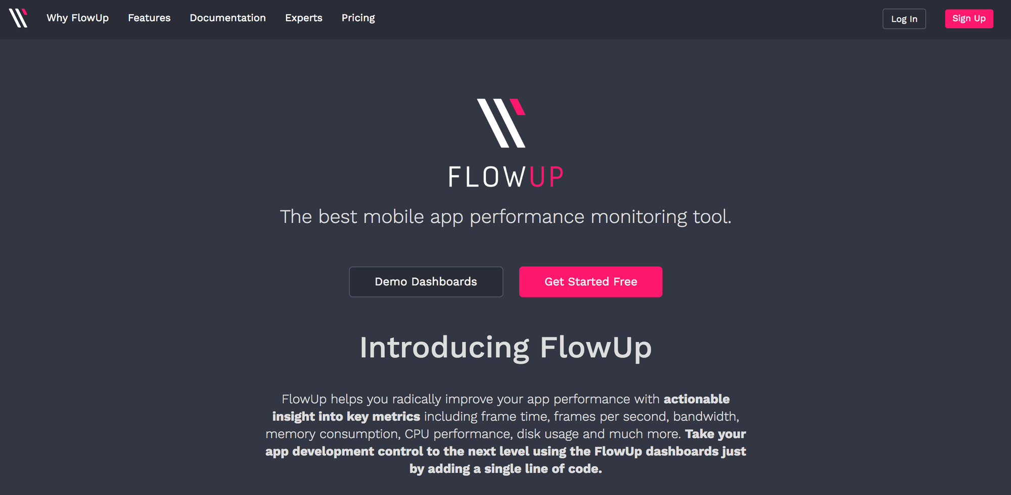 FlowUp:  Announcing a new perspective